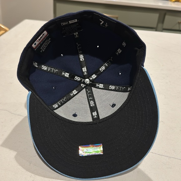 Chicago Cubs New Era Navy/Light Blue 2021 City Connect 59FIFTY Fitted Hat 7 1/8 - Picture 5 of 6